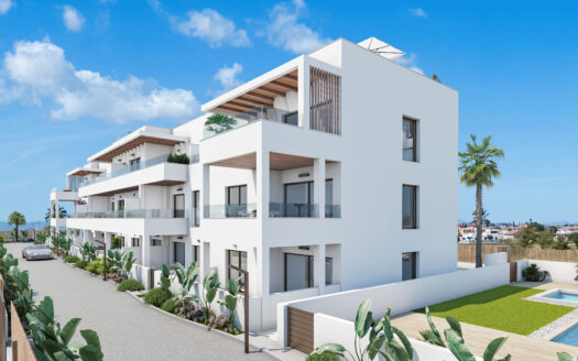 Frontline Penthouse with solarium and seaview in La Serena Golf, Los Alcazares