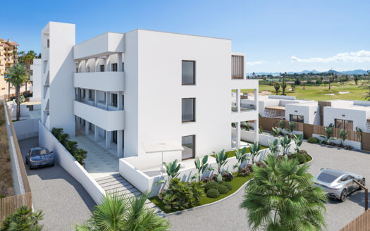 Frontline golf apartments in La Serena Golf, Los Alcazares