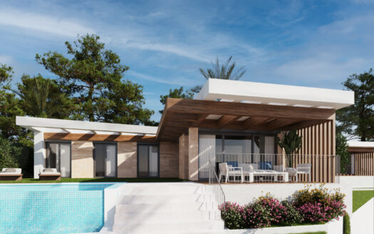 Villas with panoramic views in Polop