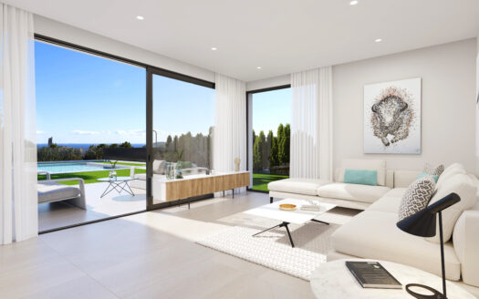 Luxury villa with sea views in Finestrat