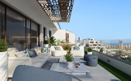 Frontline Penthouse with solarium and seaview in La Serena Golf, Los Alcazares