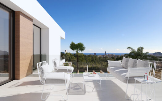 Luxury villa with sea views in Finestrat