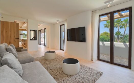 Luxury key ready Ibiza-style villa with seaview in Benissa-Moraira