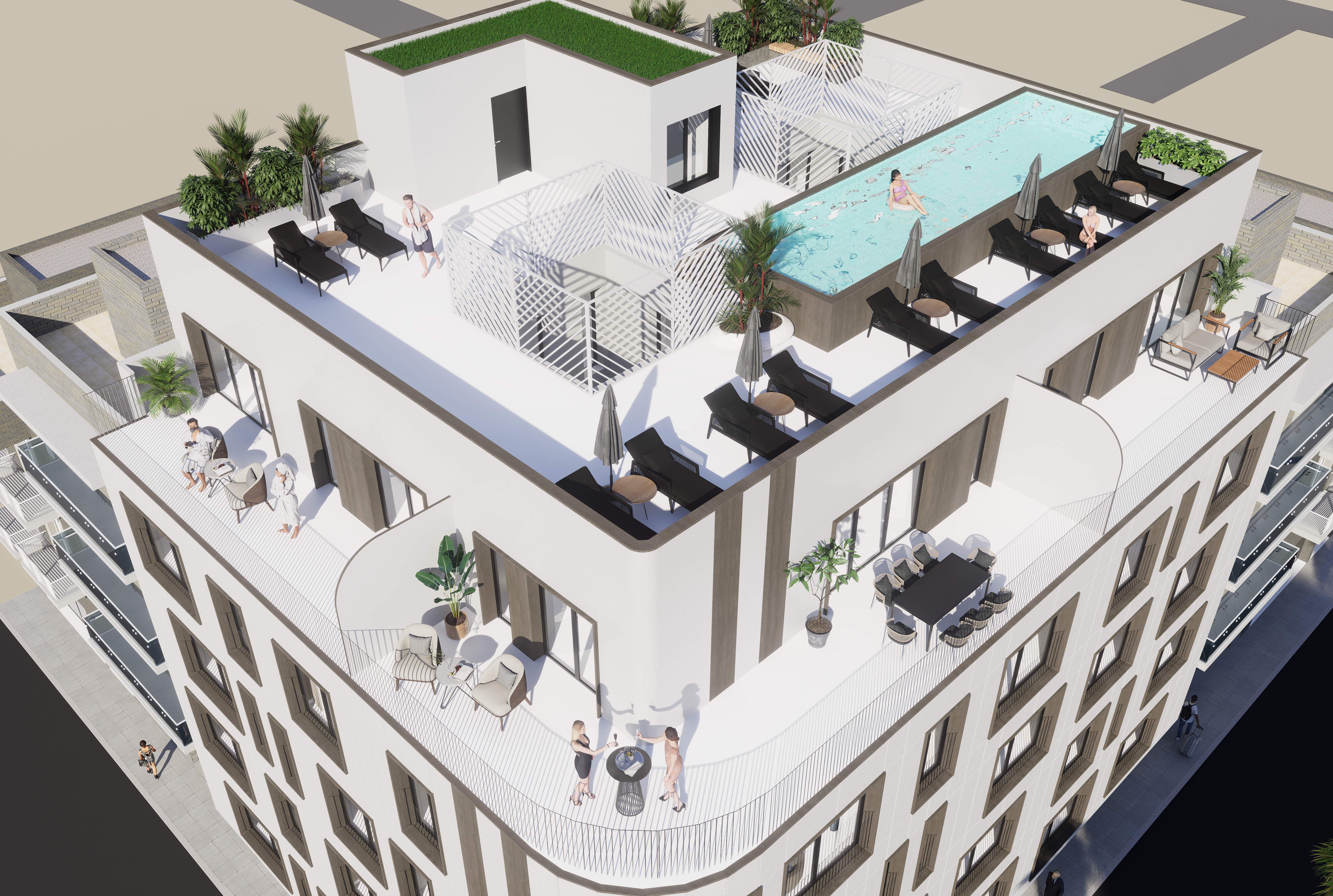Modern Apartment at 60m from the beach in Torrevieja