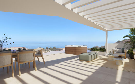Luxury apartments with sea views in Malaga
