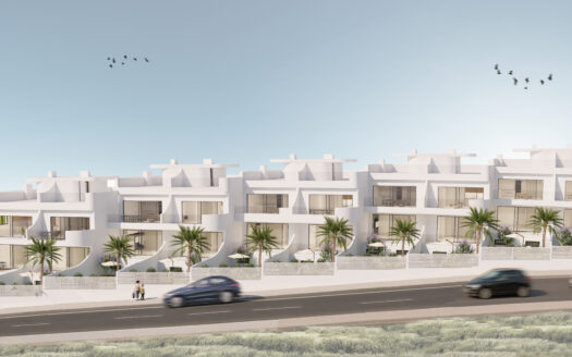 Penthouses with sea views on 250m from the beach in La Mata