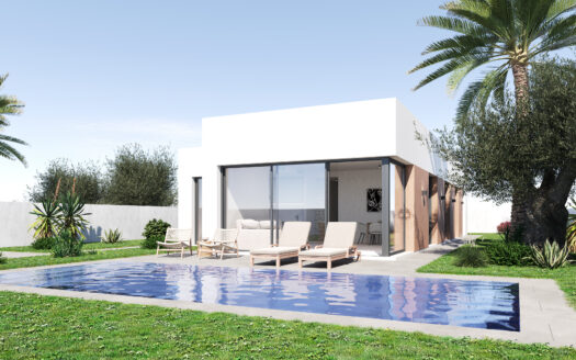 Nowoczesne jednopoziomowe wille w El Verger – Denia