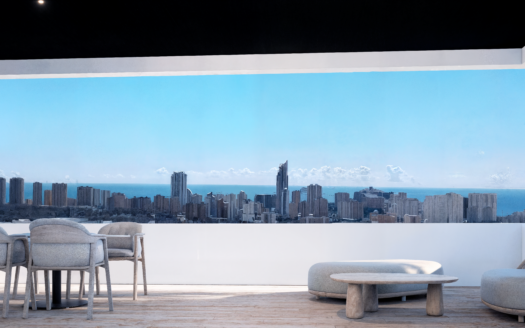 Modern spacious penthouses with sea views  in Finestrat