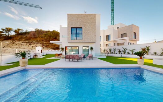 Villas modernas con vistas al mar en Finestrat.